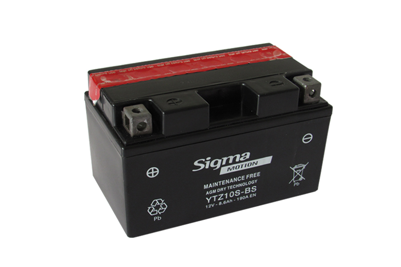 ΜΠΑΤΑΡΙΑ MOTO 12V 8,6Ah AGM SIGMA MOTION 